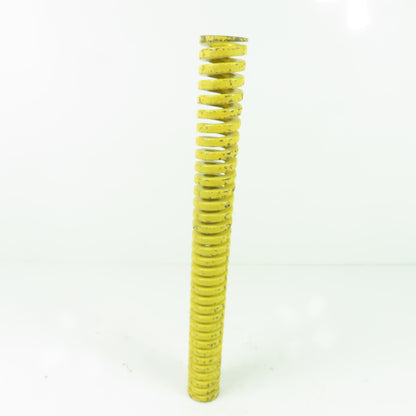 1-1/4" OD x 5/8" ID Flat Wire Compression Yellow Die Spring 12" OAL