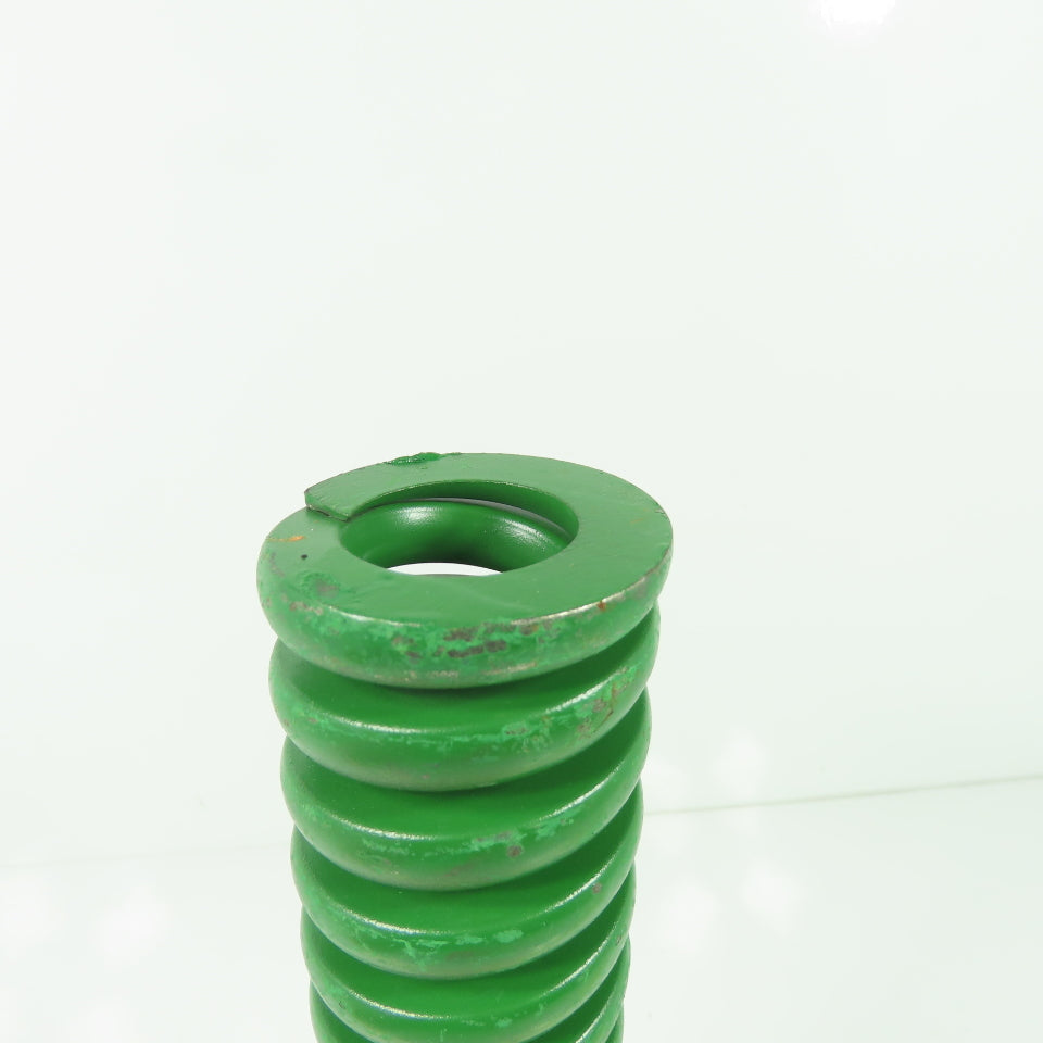 2" OD x 1" ID Flat Wire Compression Green Die Spring 10" OAL