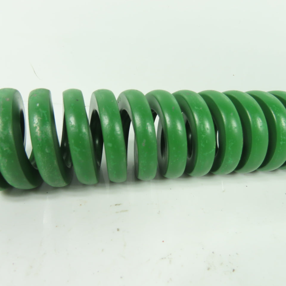 2" OD x 1" ID Flat Wire Compression Green Die Spring 10" OAL