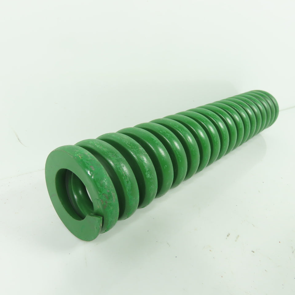 2" OD x 1" ID Flat Wire Compression Green Die Spring 10" OAL