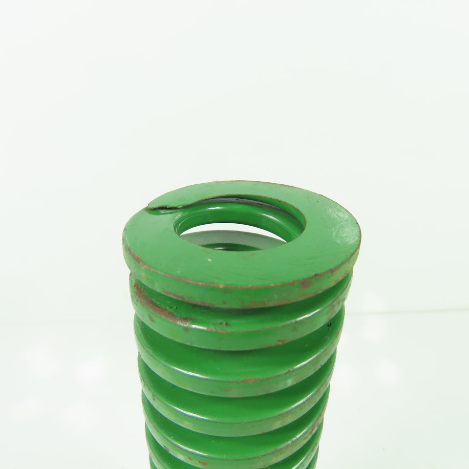 2" OD x 1" ID Flat Wire Compression Green Die Spring 8" OAL