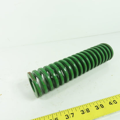 2" OD x 1" ID Flat Wire Compression Green Die Spring 8" OAL