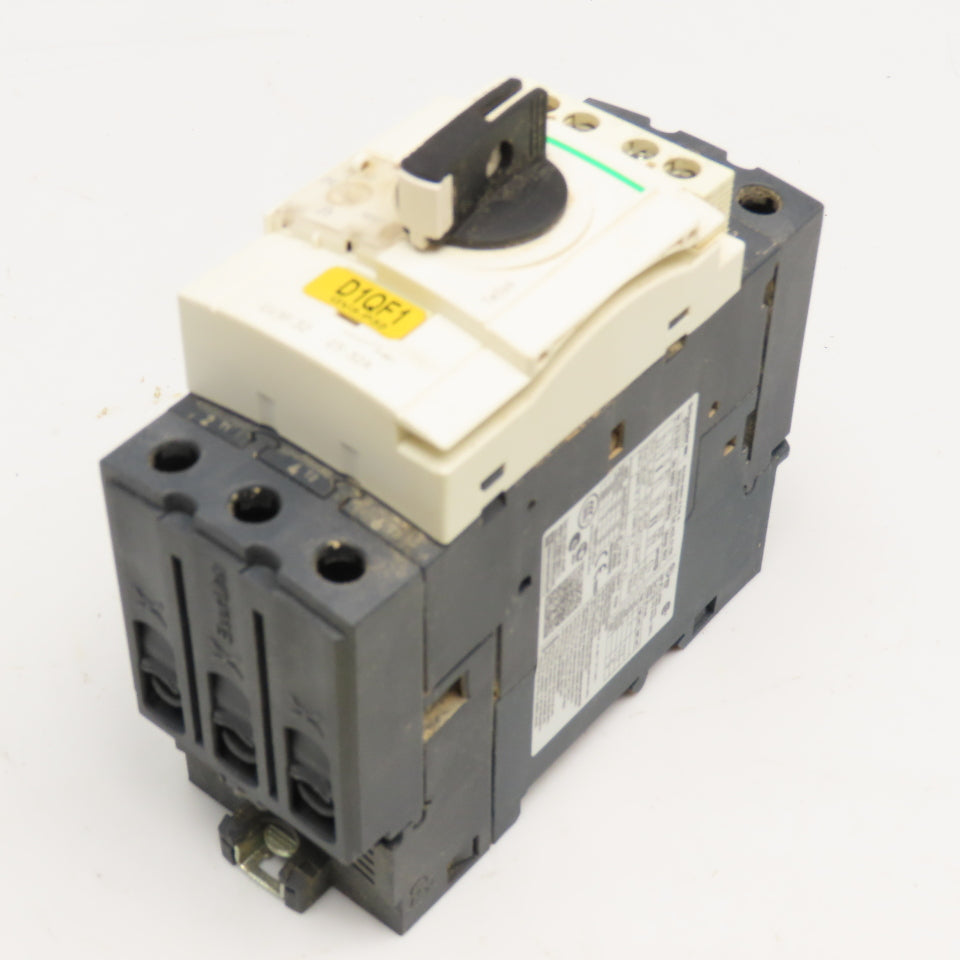 Schneider GV3P 32 600V 25Hp Manual Motor Starter 23-32A Overload Trip