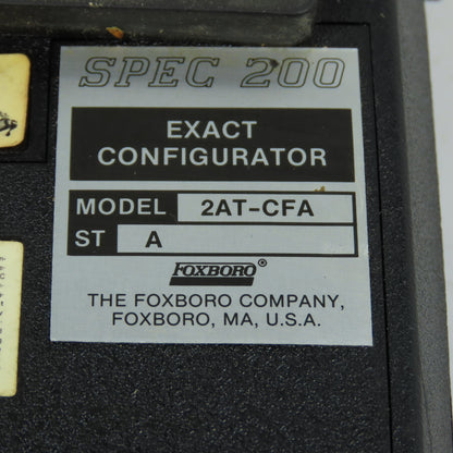 Foxboro 2AT-CFA SPEC 200 Exact Configurator