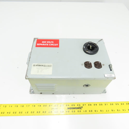 Marcie LD2000-PE 2000VA Stepdown Transformer Disconnect 460V Pri 115V Sec