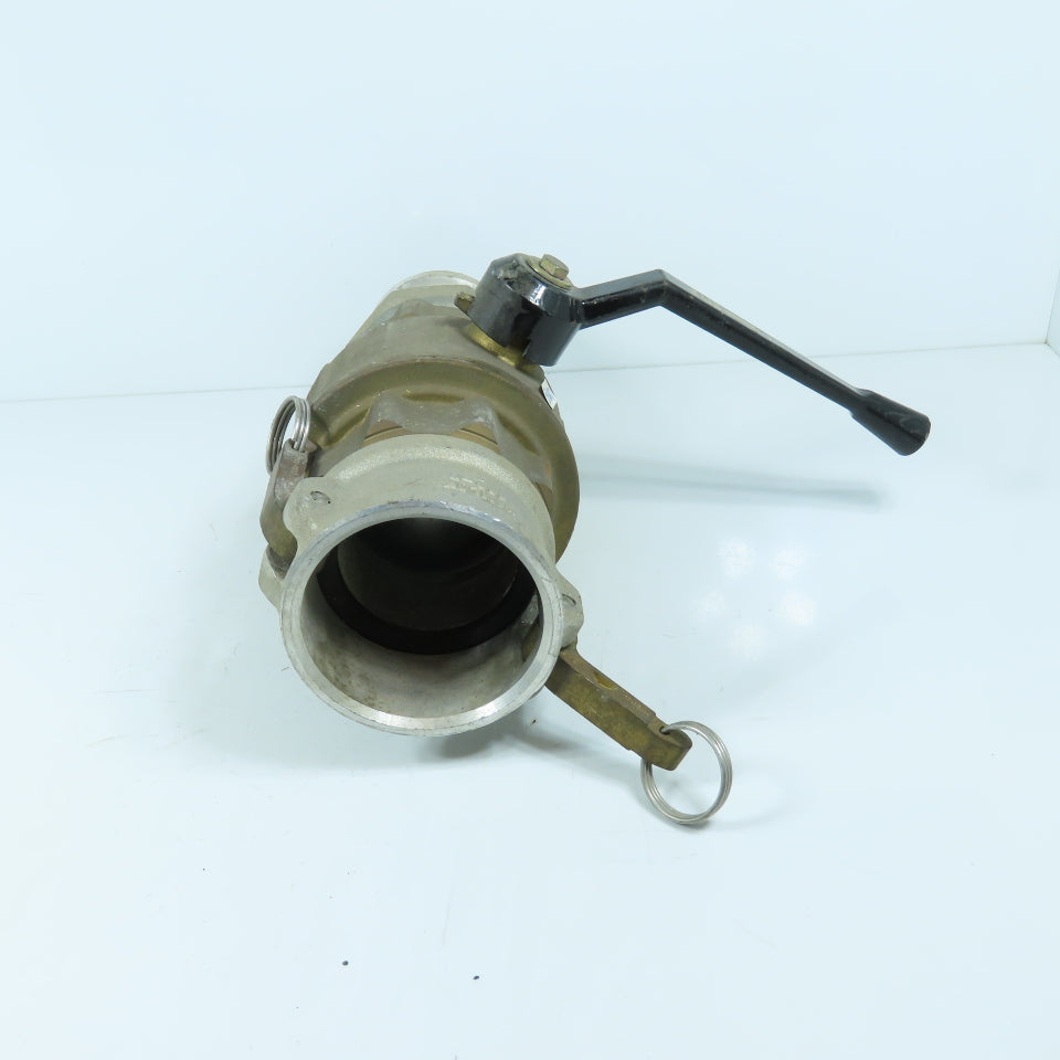 Conbraco Brass Ball Valve 3" DN80 W/ Camlock Fittings