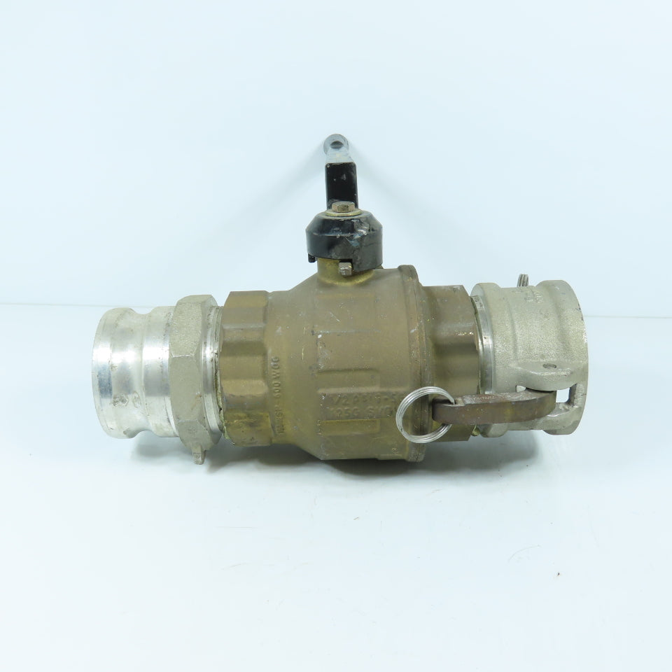 Conbraco Brass Ball Valve 3" DN80 W/ Camlock Fittings