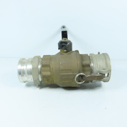 Conbraco Brass Ball Valve 3" DN80 W/ Camlock Fittings