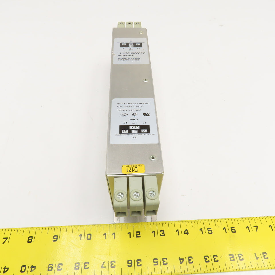 Schaffner FN3258-30-33 3x480V Power Line Filter