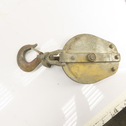 McGraw-Edison Brewer-Titchener 1/2" Wire Rope Snatch Block Pulley 2-Ton