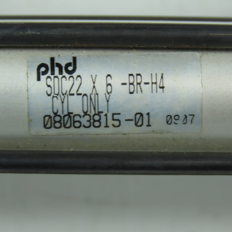 PHD SDC22 X 6-BR-H4 Pneumatic Slide Cylinder 6" Stroke Dual Rod