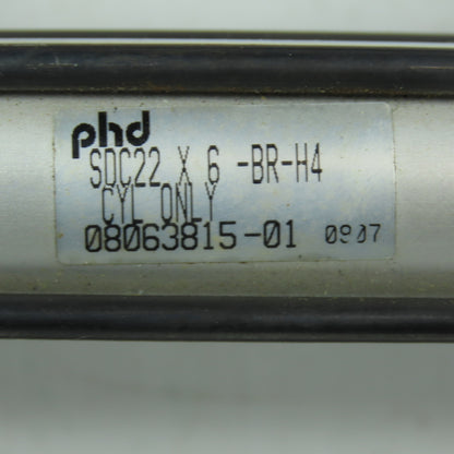 PHD SDC22 X 6-BR-H4 Pneumatic Slide Cylinder 6" Stroke Dual Rod