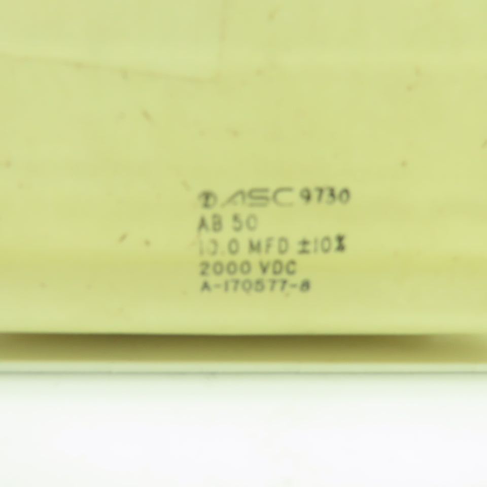 ASC 170684 DC Suppressor Kit 2000VDC 10.0MFD A-170577-8