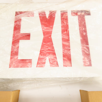 Lithonia LESW2R120/277ELN LED Emergency Exit Sign Die-Cast Aluminum 120/277V