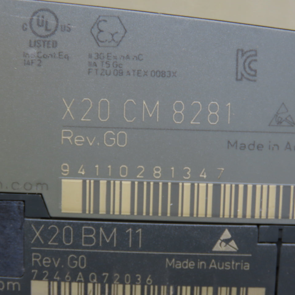 B&R X20CM8281 Universal Mixed Module Digital Analog AI AO