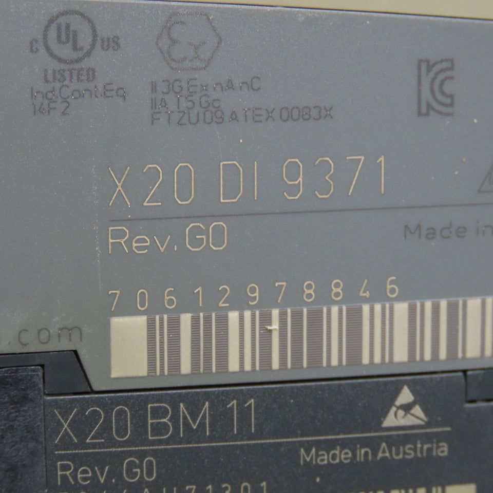 B&R X20 DI 9371 12 Point Digital Input Module