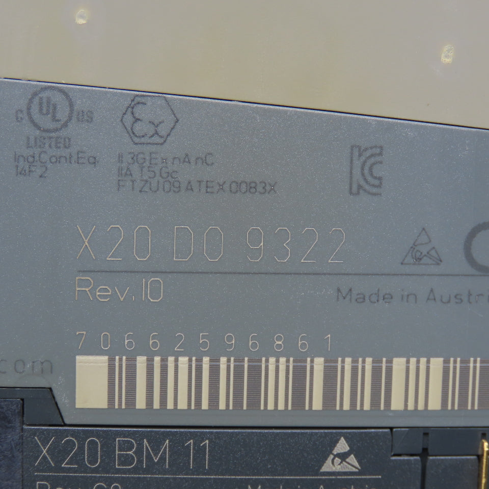 B&R X20 D0 9322 12 Point Digital Output Module