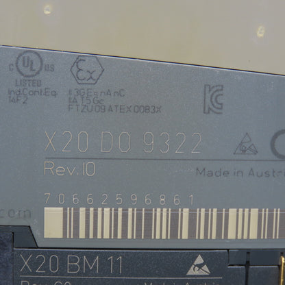 B&R X20 D0 9322 12 Point Digital Output Module