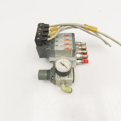 Camozzi EN530-16-PN3 2 Position Solenoid Valve Bank Manifold Assembly 24VDC