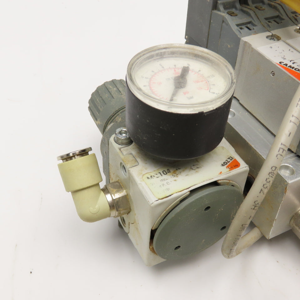 Camozzi EN530-16-PN3 2 Position Solenoid Valve Bank Manifold Assembly 24VDC