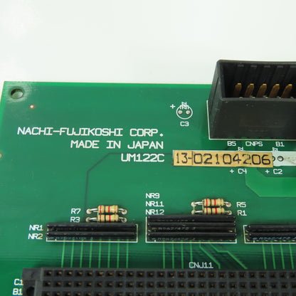 NACHI Fujikoshi UM122C 5-Slot PLC Rack Underboard Circuit Board