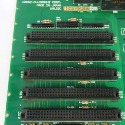 NACHI Fujikoshi UM122C 5-Slot PLC Rack Underboard Circuit Board