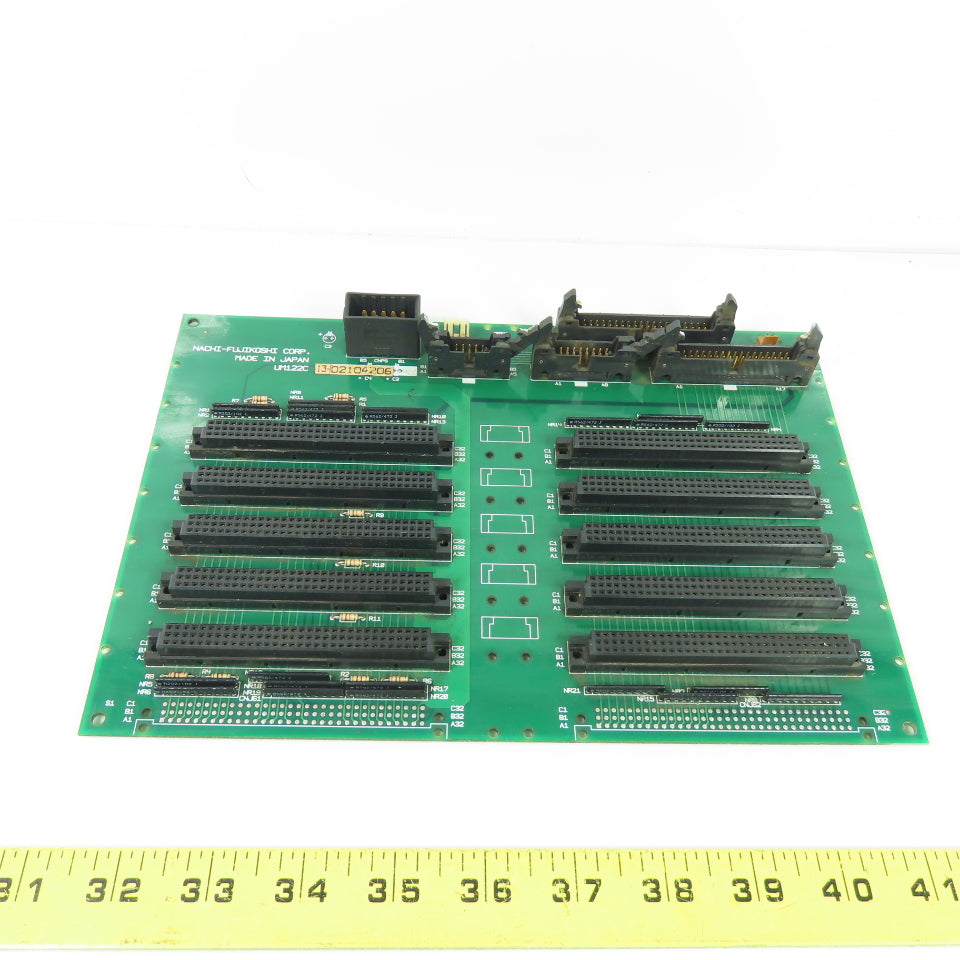 NACHI Fujikoshi UM122C 5-Slot PLC Rack Underboard Circuit Board