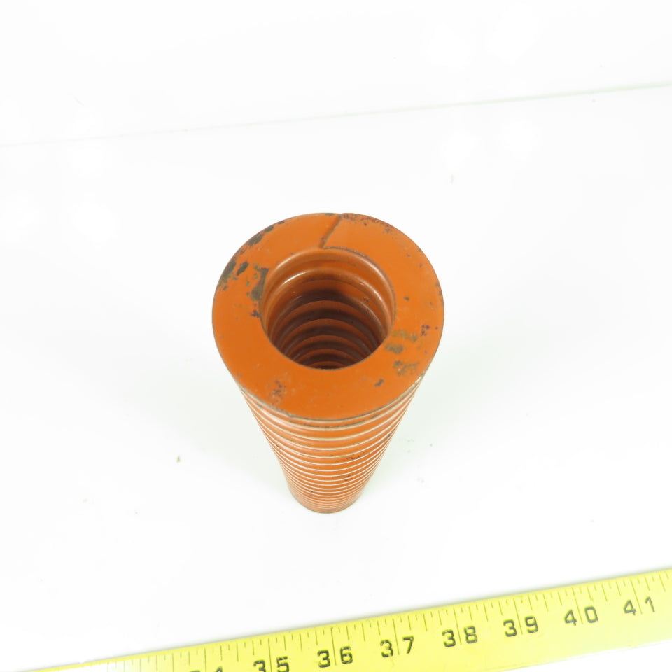 1-1/2" OD x 13/16" ID Flat Wire Compression Orange Die Spring 7" OAL