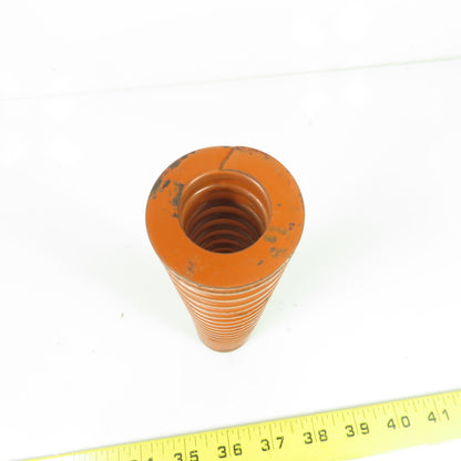1-1/2" OD x 13/16" ID Flat Wire Compression Orange Die Spring 7" OAL