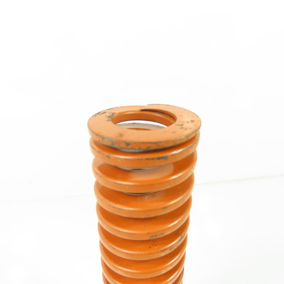 1-1/2" OD x 13/16" ID Flat Wire Compression Orange Die Spring 7" OAL