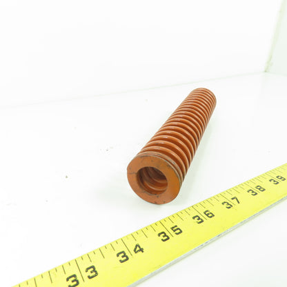 1-1/2" OD x 13/16" ID Flat Wire Compression Orange Die Spring 7" OAL