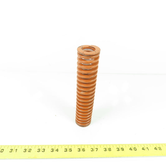 1-1/2" OD x 13/16" ID Flat Wire Compression Orange Die Spring 7" OAL