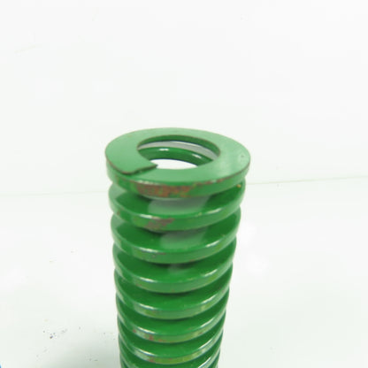 1-1/2" OD x 13/16" ID Flat Wire Compression Green Die Spring 5" OAL Lot/2