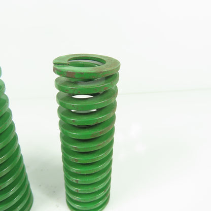 1-1/2" OD x 13/16" ID Flat Wire Compression Green Die Spring 4-1/2"" OAL Lot/3