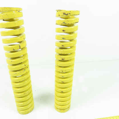 1-1/2" OD x 13/16" ID Flat Wire Compression Yellow Die Spring 8" OAL Lot/2