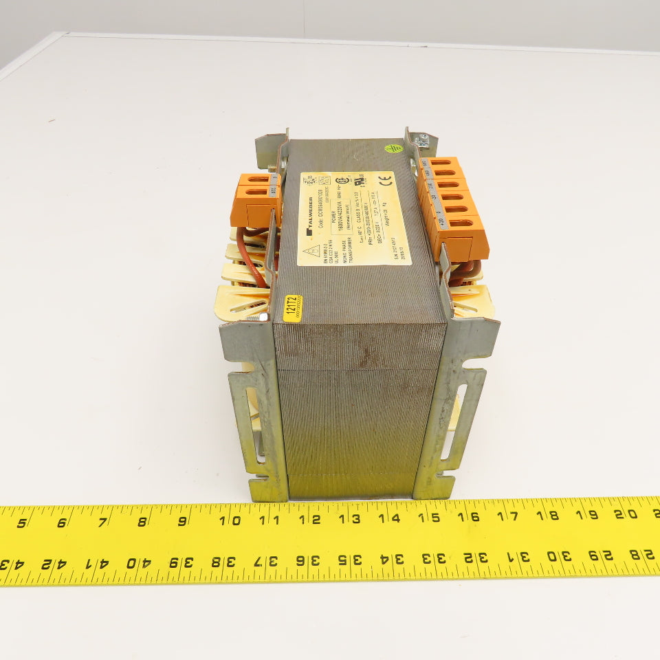 Italweber OMC0640801028 0-600V Primary 0/220V Sec. 1400VA 1Ph Transformer