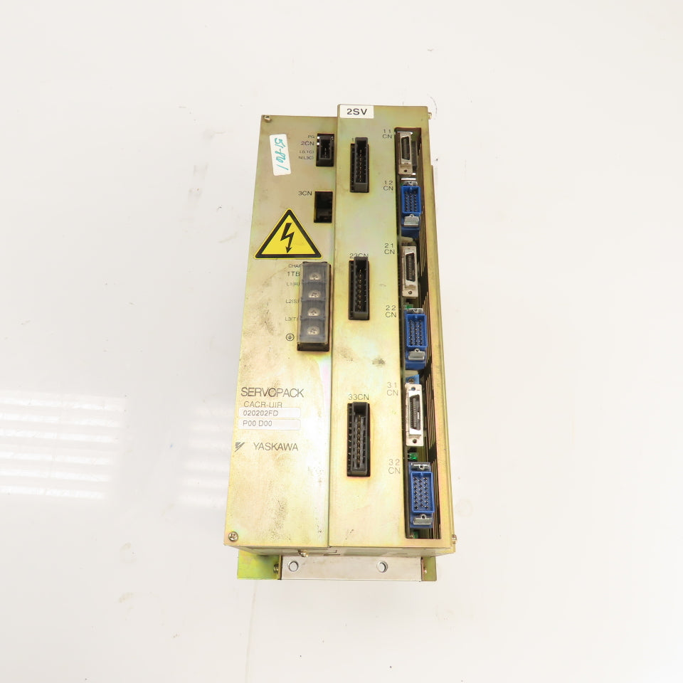 Yaskawa P00 D00 CACR-UIR020202FD Servopack Servo Drive Multi-Axis