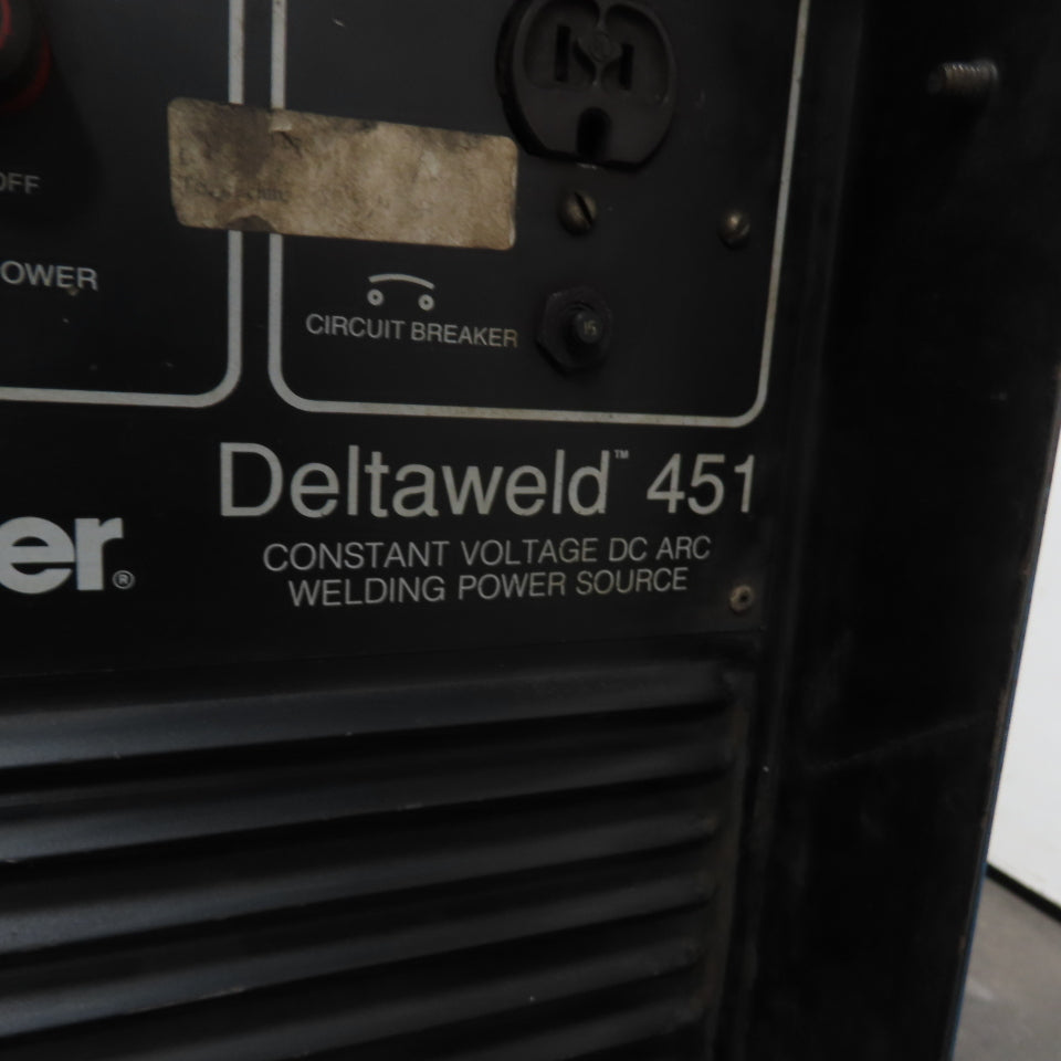 Miller Deltaweld 451 450A Contant Voltage DC Arc Welder