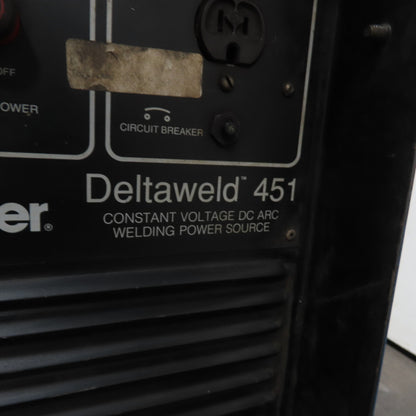 Miller Deltaweld 451 450A Contant Voltage DC Arc Welder