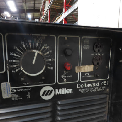 Miller Deltaweld 451 450A Contant Voltage DC Arc Welder