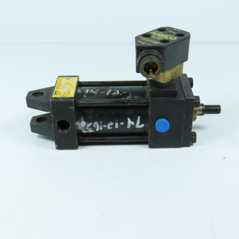 Parker CBB2AUS14AC Pneumatic Cylinder 2" Bore 2" Stroke 250 PSI W/ NAMCO Sensor