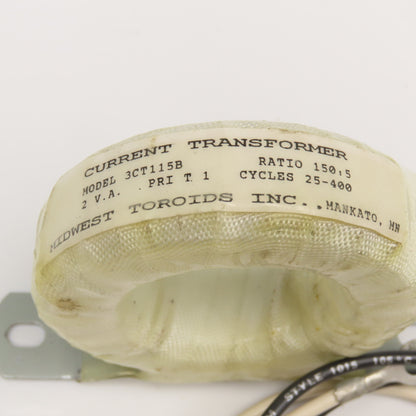Midwest Toroids 3CT115B 150:5A Ratio 2VA 25-400Hz Toroidal Current Transformer