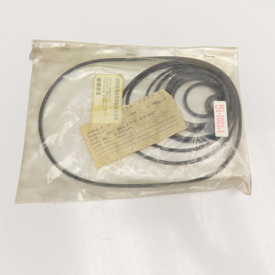 Limitorque Corp. 5102-49 Unit Seals For Top MTD-SMC Actuator