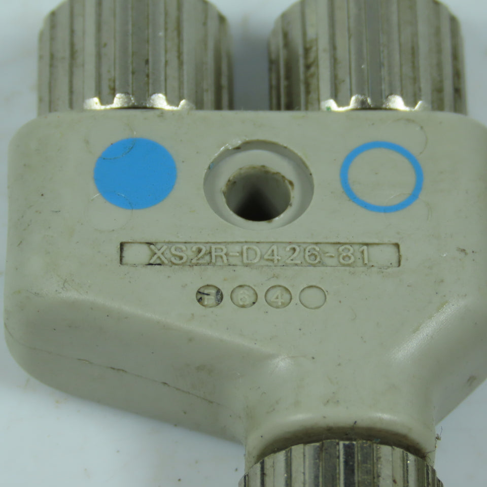 Omron XS2R-D426-81 Cable Junction Block M12 Connectors Lot Of 2