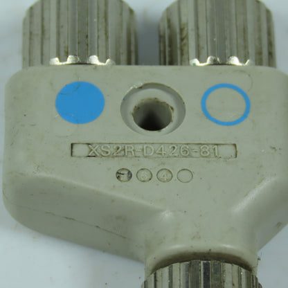 Omron XS2R-D426-81 Cable Junction Block M12 Connectors Lot Of 2