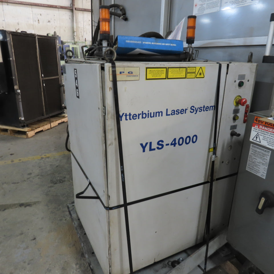 Cincinnati CL-940 CNC Fiber Laser Cutter 6' x 12' Table 460V 3Ph 4000Watt 2012