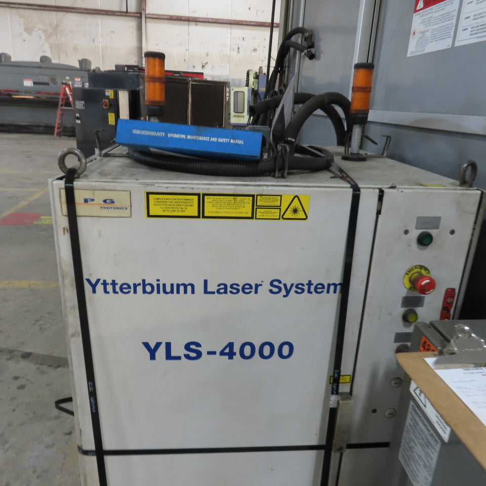 Cincinnati CL-940 CNC Fiber Laser Cutter 6' x 12' Table 460V 3Ph 4000Watt 2012