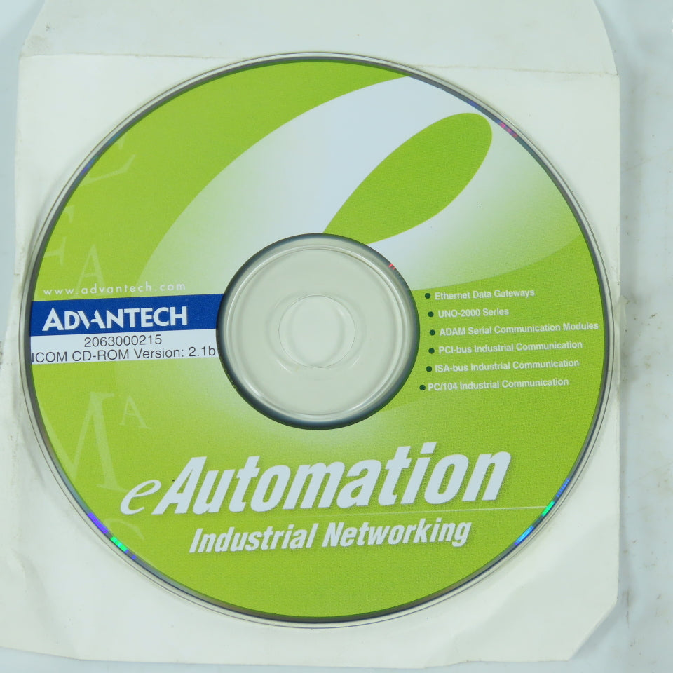 Advantech 2063000215 ICOM CD-ROM V2.1b Industrial Networking Kit