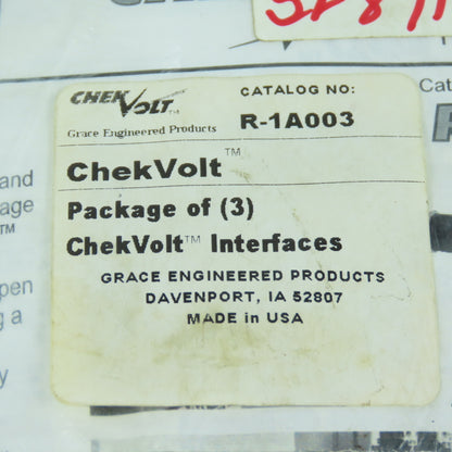 Grace Engineered Products R-1A003 ChekVolt Interface Package of 3