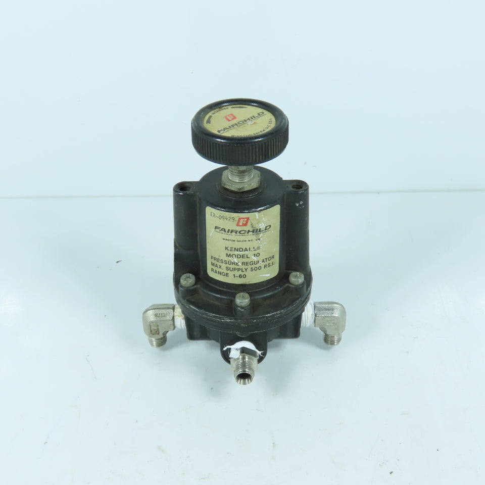 Fairchild EB-09429 Model 10 Kendall Pressure Regulator 500 PSI Range 1-60
